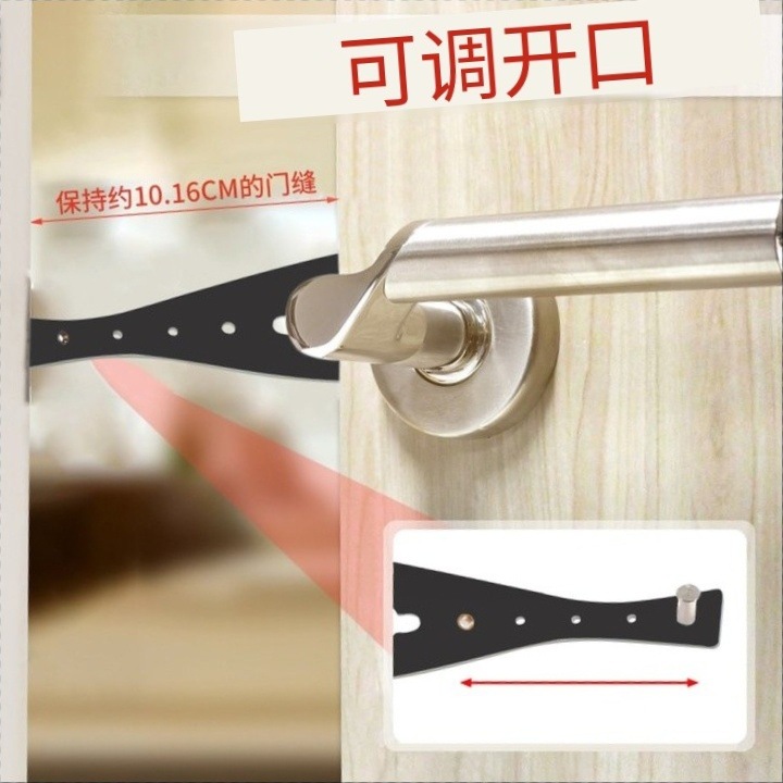 Nueva puerta de entrada y salida de gato, puerta de separación de mascotas, soporte de puerta de gato, cerradura sin perforación, cerradura elástica, puerta anti-perro