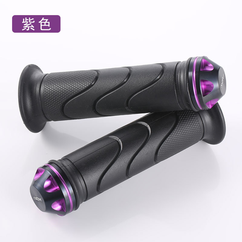 Aluminum Alloy — Motuoche Motorcycle Handle Cover - 223-handlebar-grips-purple
