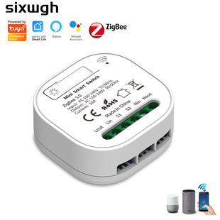 Graffiti zigbee 3.0 on-off wireless 433 self-generating 16A hidden timing Alexa voice control
