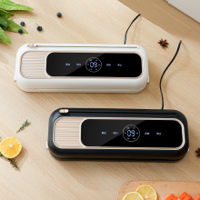 跨境新款食品保鲜真空机家用封口小型便携密封智能触屏包装封口机