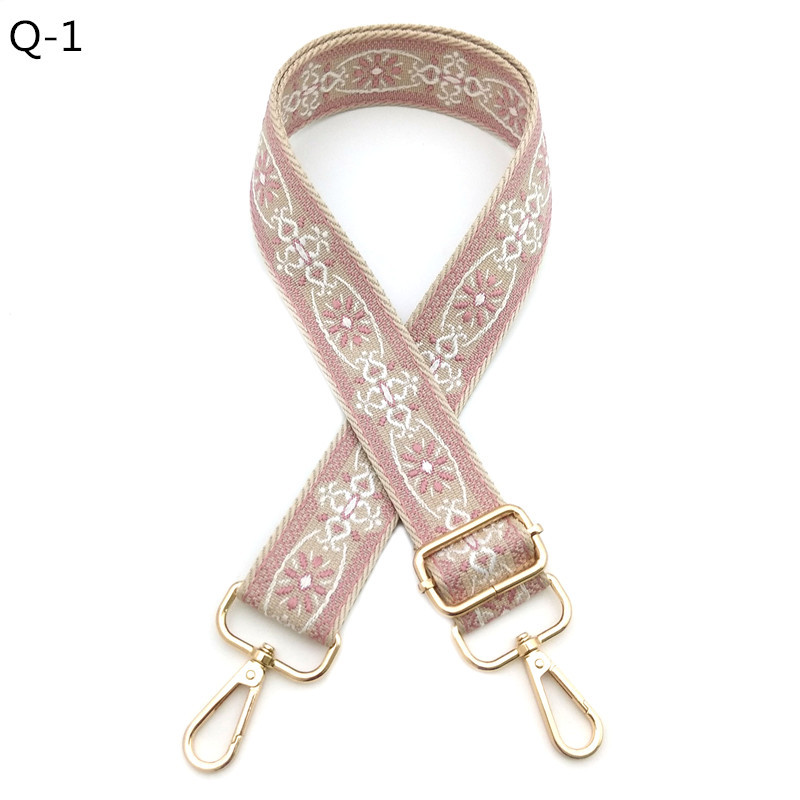 82g Weight Bag Strap Bag Accessories Type Spring Ring Trigger Clasp Closure Clasp Closure Type 1 Piece Quantity Casual, Daily Occasion Polyester Material Geometric Pattern Elegant, Ethnic Style Style 1 Piece Polyester Geometric Spring Ring Trigger Clasp Closure Bag Strap 4