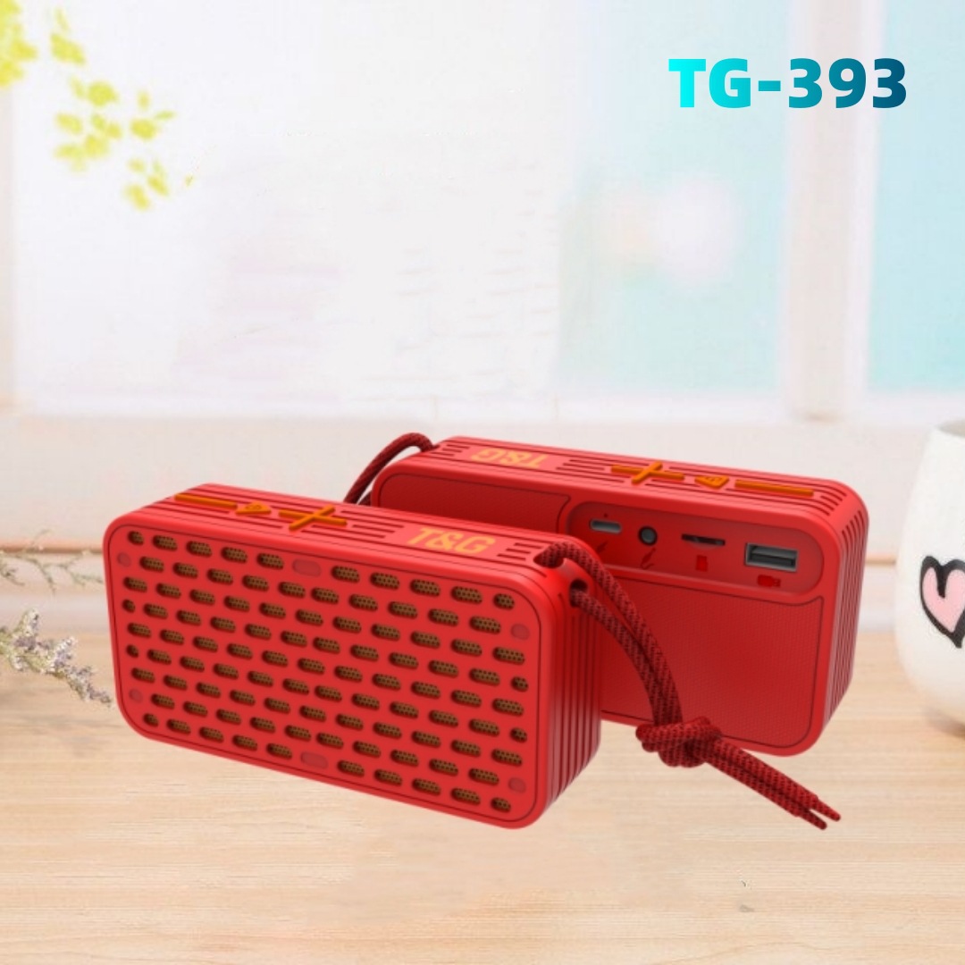 Nuevo TG393 altavoces Bluetooth inalámbricos deportivos al aire libre portátiles mini portables pequeños altavoces TWS regalo