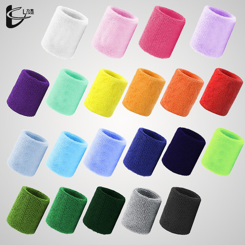 Customized embroidered wrist towel, sports anti-sprain wrist strap, football basketball sweat-absorbent wrist strap, fitness protective gear