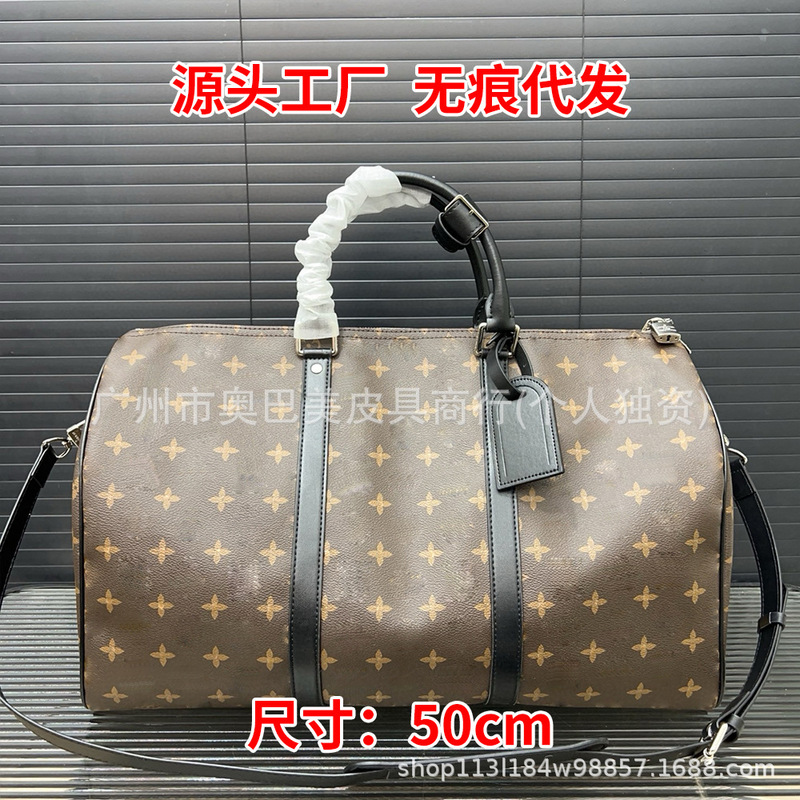 新しい本革 50 トラベルバッグ荷物バッグ大容量トラベルバッグビジネストラベルバッグハンドバッグフィットネスバッグレジャー|undefined