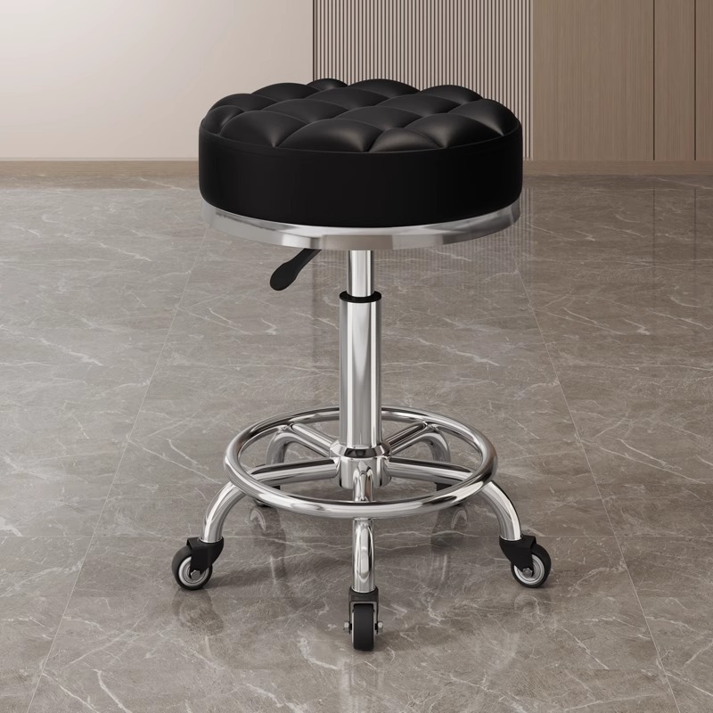 美容スツール、美容室専用昇降回転滑車、理髪用大型作業スツール、理髪店家庭用ネイリストチェア