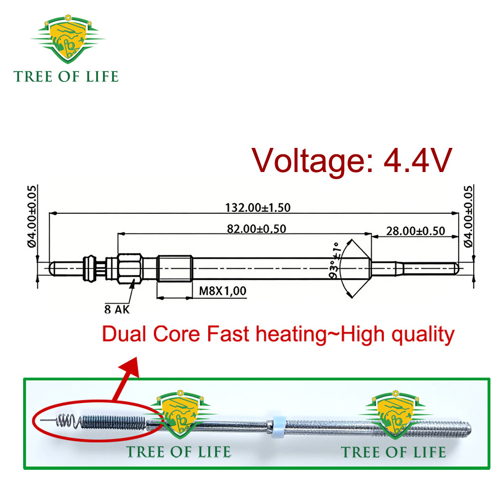 36710-3A000 36710 3A000 367103A000 is suitable for Hyundai preheating plugs