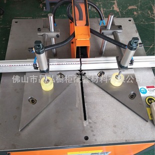 Minimal glass door crystal steel door cutting machine 45 degree aluminum corner cutting machine all aluminum household equipment multi-function cutting machine