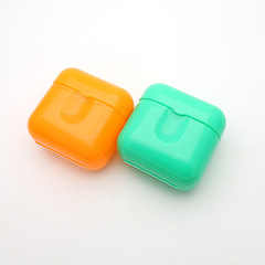 Portable Travel Soap Box Soap Saver Travel Storage Box Square Soap Box Plastic Colorful