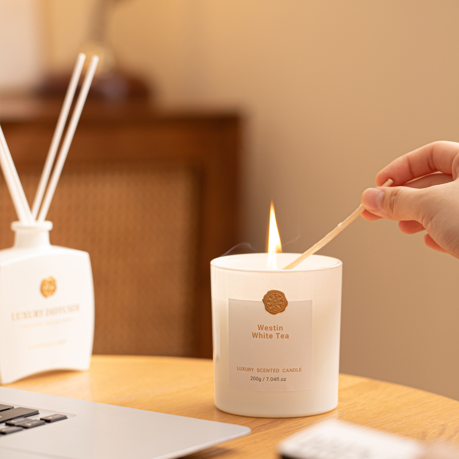 Aromaterapi presentförpackning med långvarig doft för hemmet_voghion.com