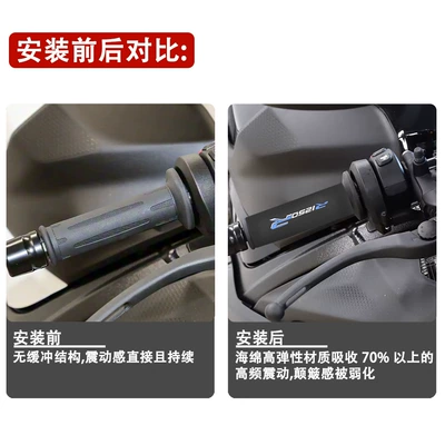 Anti-Slip Sponge Handlebar Grips: Motorcycle Handle Cover