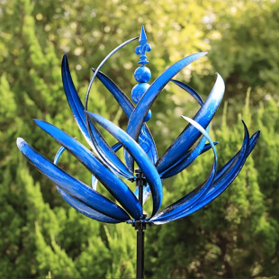 Cross-border new product gardening spinner wrought iron windmill Harlow Wind Spinner RotatorA23