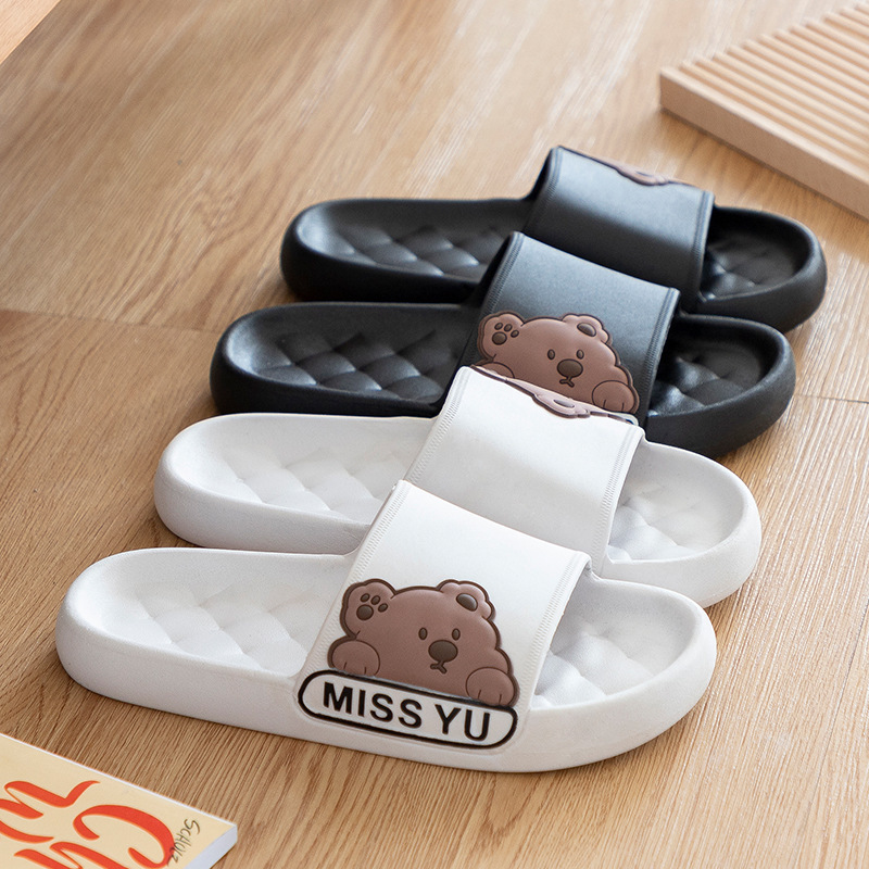 Slip-on Slippers Women's Summer Wear Non-slip Bathroom Bath Soft Bottom Household Couple Thick Bottom Home Sandals for Women Slip-on Slippers Women's Summer Wear Non-slip Bathroom Bath Soft Bottom Household Couple Thick Bottom Home Sandals for Women