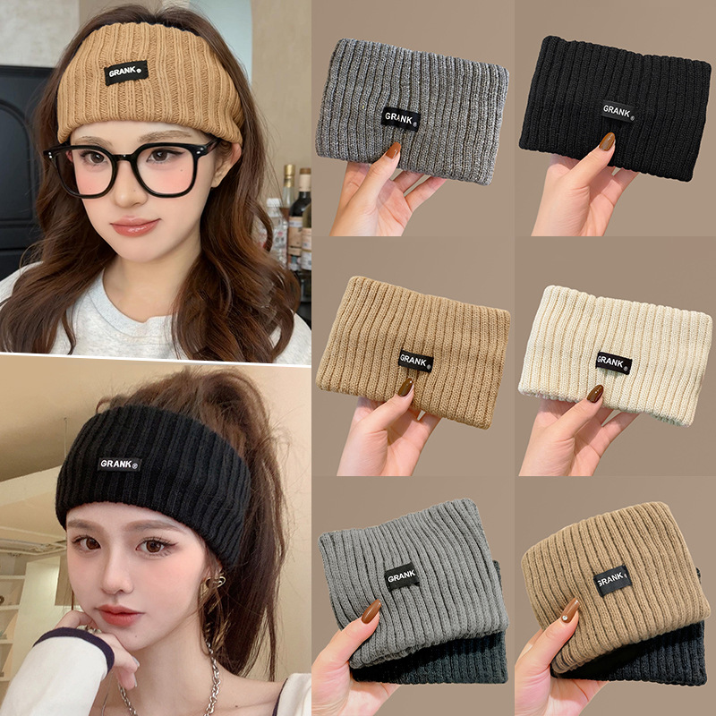 Otoño y invierno deportes de lavado de la cara cinturón de cabello frente protector de orejas caliente banda de cabello 2025 nuevo tipo de toque de cabello de uso diario