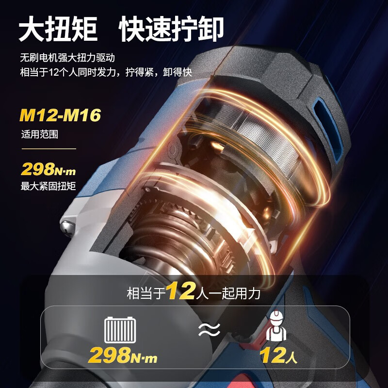 Dongcheng llave eléctrica sin escobillas carpintería llave de impacto de litio 20V estante llave eléctrica recargable llave eléctrica de litio