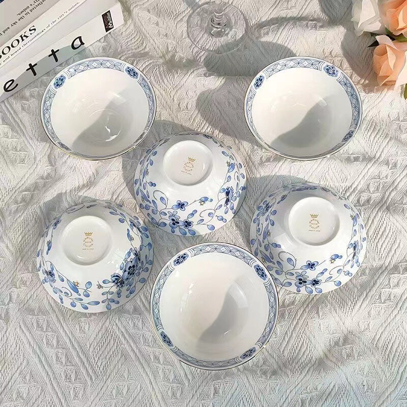 In stock Japan Narumi Minghai Milan living room dining room light luxury exquisite rice bowl six-person Bowl tableware gift box gift In stock Japan Narumi Minghai Milan living room dining room light luxury exquisite rice bowl six-person Bowl tableware gift box gift