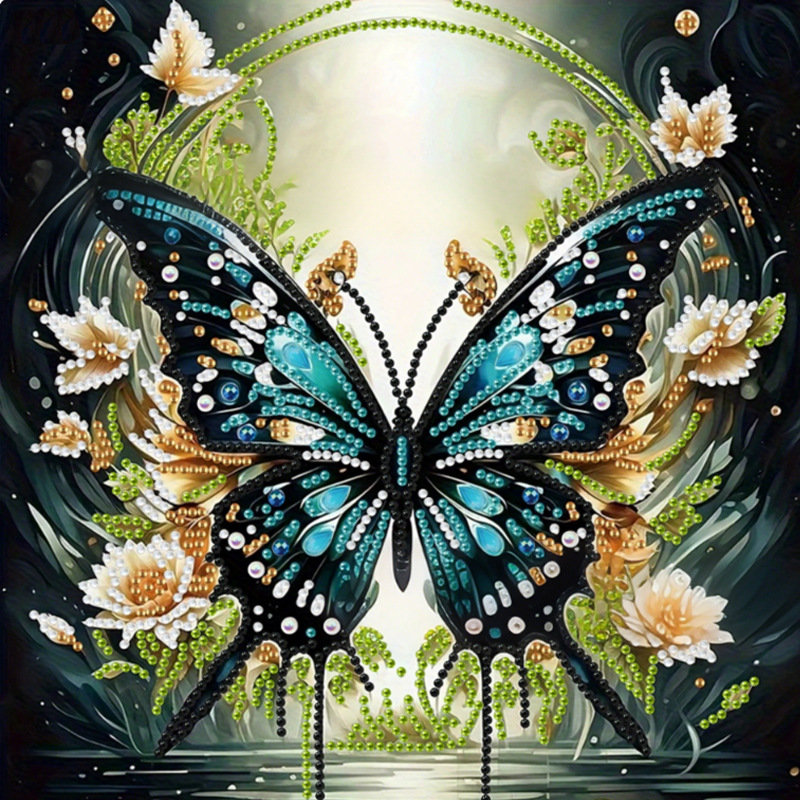 Pintura de Diamantes 5D con Forma Irregular de Princesa de Fantasía, Pintura de Diamantes DIY, Pintura de Diamantes con Puntos de Cristal, 30×30