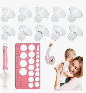 Amazon usable brida bomba calibre telescópica boca pequeño pezón tamaño pequeño trompeta cubierta convertidor desnudo