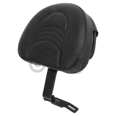 Rider Middle Backrest 07-18 — Motorcycle cushion - three-horizontal-black-rod