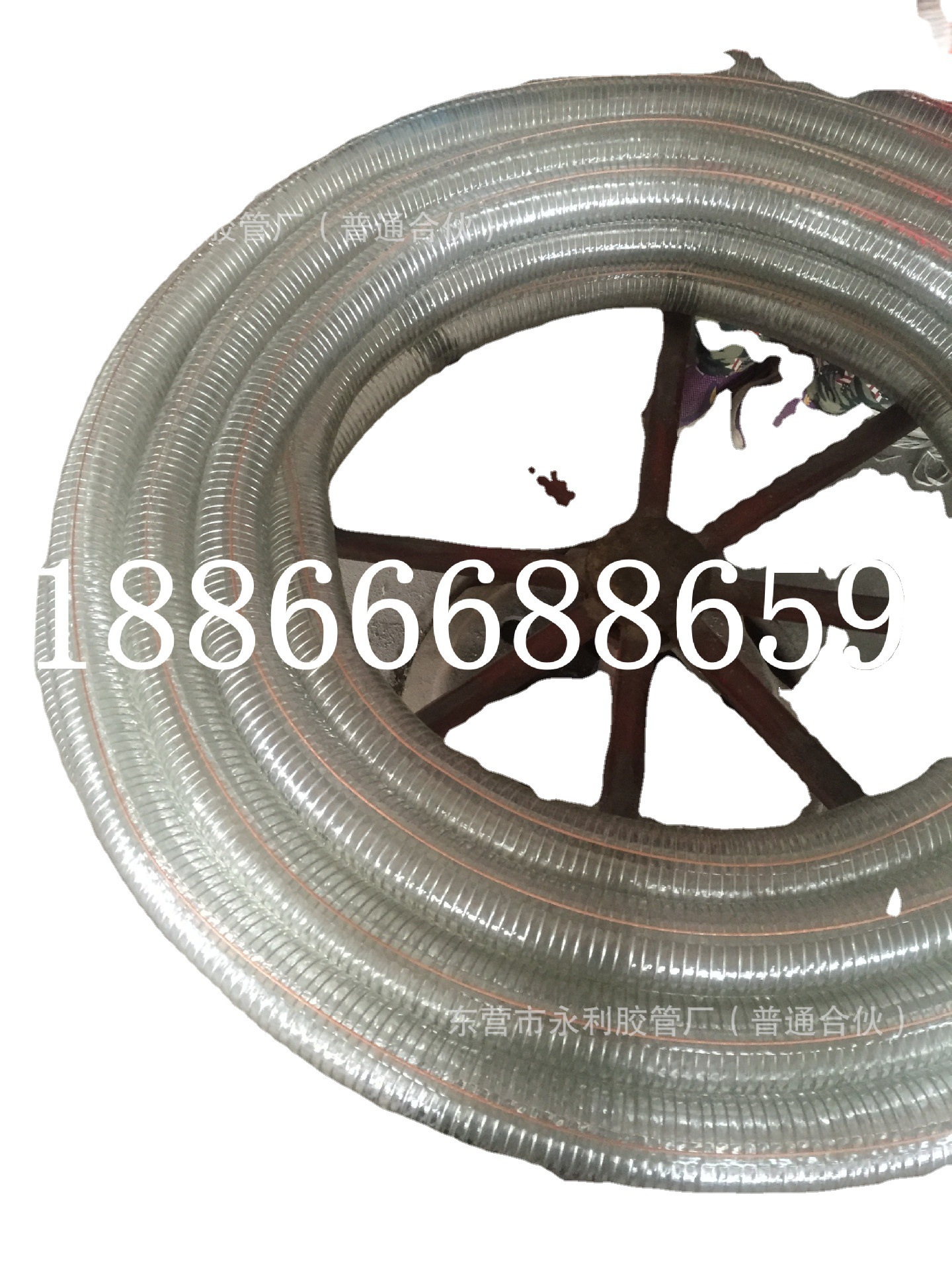 油罐车输油专用塑料钢丝透明管PVC防静电透明钢丝增强软管