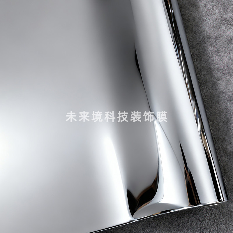 PET mirror electroplating film, shiny silver-gold electroplating, tungsten steel gray, green, purple, red, blue motorcycle car color change film