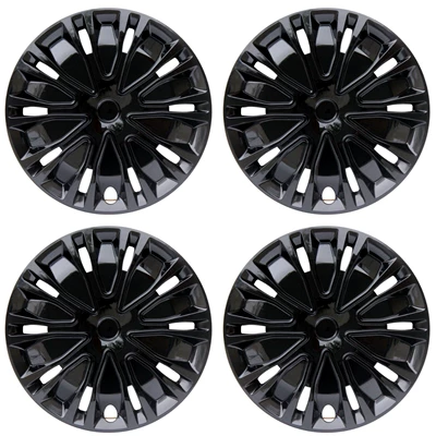 Wholesale car wheel hub cover 12 Hub cover - 12inch-bk-all-black-4-pieces