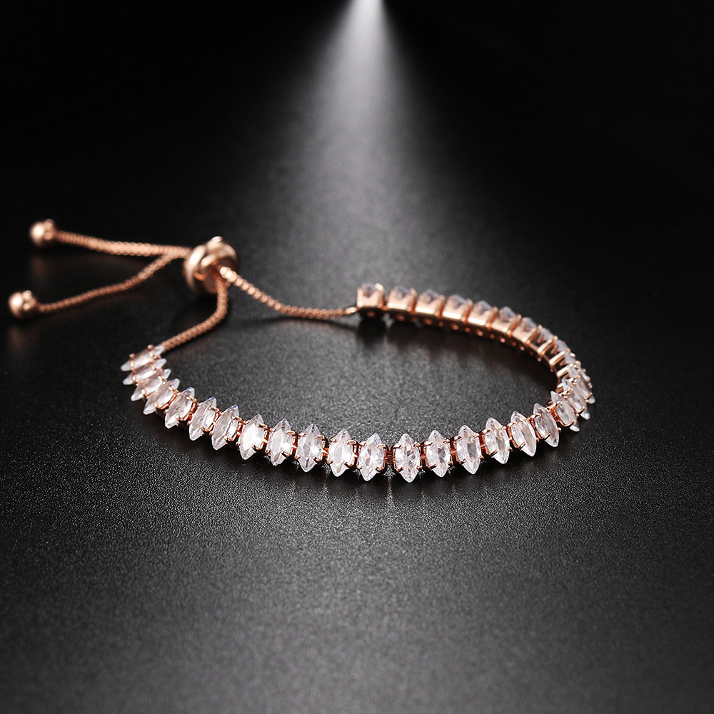 10g Weight Zircon Inlay Material Bracelets Classification 1 Piece Quantity Daily Occasion Copper Material Eye Pattern Women'S Gender Inlay Design Simple Style Style Simple Style Eye Copper Inlay Zircon Bracelets 1 Piece 13