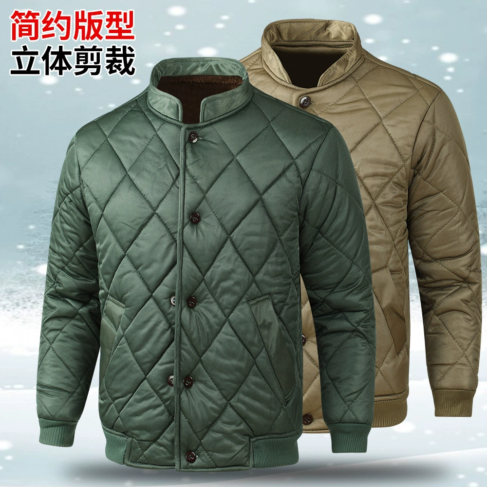 Зимняя хлопчатобумажная куртка Мужская утолщеная эластичная хлопчатобумажная куртка свободная хлопчатобумажная одежда