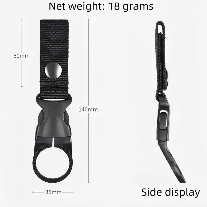 Outdoor Water Bottle Buckle, Travel Mountaineering Buckle, Hook, Pot Lanyard, Water Bottle Webbing Buckle, Belt Buckle, Mineral Water Backpack