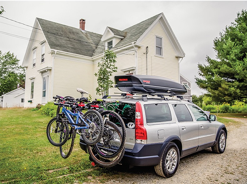 Ridge Bike Rack Mountain Bike Road Bike Trailer Hitch Universal Hanging Car Tilt Foldable