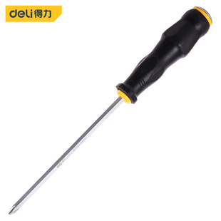Deli Screwdriver Through-core Cross Small Screwdriver Screwdriver Flat-mouth Plum Blossom Screwdriver Electrician Gong Screwdriver