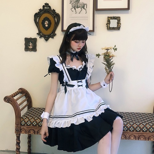 Miracle Nuannuan travels around the world lolita cute maid uniform lolita suit dress anime costume