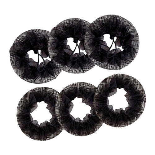 Children's hair net for girls' dance exam level hair disc set, flight attendant hair bun with black net, Latin dance round bun magic tool