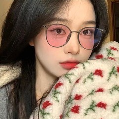 感光變色近視眼鏡女韓版素顏神器變茶色片可配度數眼鏡框
