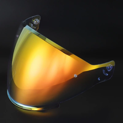 Motorcycle Helmet Lens Compatible with S30 Morex Lens Gsb Half Helmet G263/Jet3/S361 Half Helmet (Dəbilqə (Kaska) aksesuarları) - s30-aurora-red