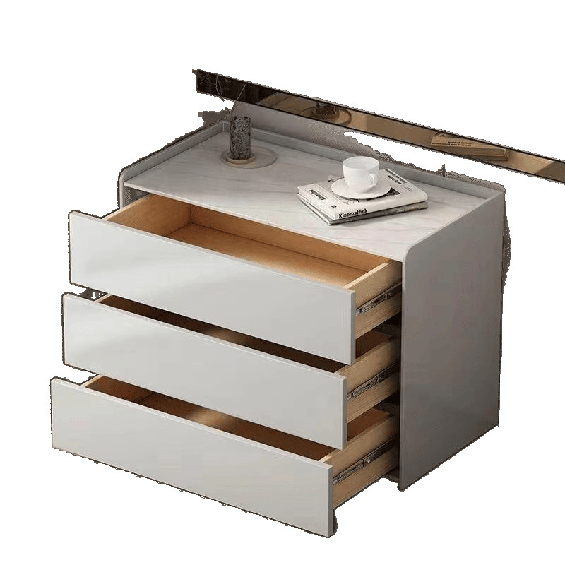 Ampliación del gabinete de la cama de madera maciza enorme simple almacenamiento gabinete de zapatos nuevo moderno dormitorio cabecera armario de almacenamiento italiano