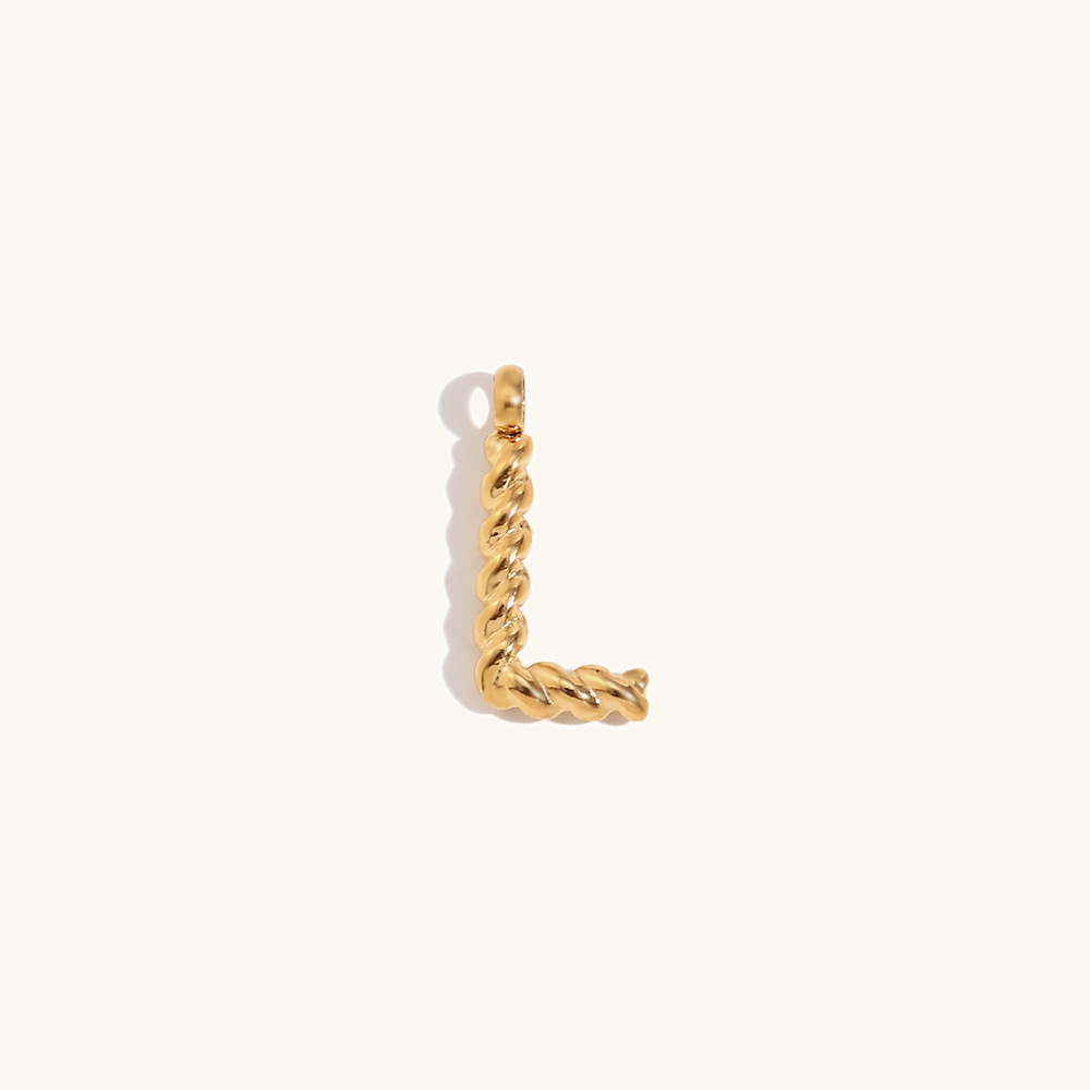 2g Weight 0.03µm-0.05µm Gold Plating Thickness PVD Coated Gold Plating Process Pendant Jewelry Making Type 18K Real Gold Plated Plating Material 1 Piece Quantity 304 Stainless Steel Material Letter Pattern Simple Style Style Waterproof Non Tarnish, Plating Craft 1 Piece Stainless Steel PVD Coated Real Gold Plated Letter Pendant DIY Jewelry Accessories 18