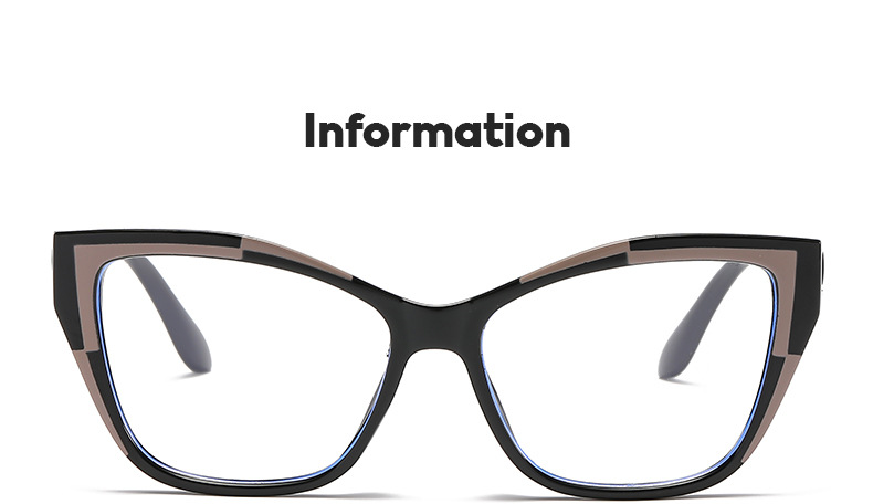 60g Weight Full Frame Glasses Structure Glasses Classification Ac Lens Material Butterfly Frame Glasses Style Casual, Outdoor, Party Occasion Solid Color Pattern All Seasons Season Unisex Gender Cute, Sweet Style Cute Sweet Solid Color Ac Butterfly Frame Full Frame Optical Glasses 4