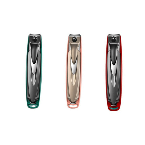 Amazon's new stainless steel nail clippers anti-splash German nail clippers large oblique nail clippers set gift