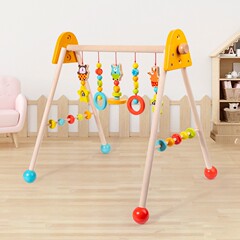 クロスボーダー乳幼児室内木製サーフェスフィットネス三脚シミュレーションクライミングスタンド置物0-3歳なだめるおもちゃ