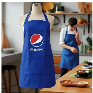 Customized Printed Advertising Apron, Customized Fashionable Home Apron, Waterproof Halter Shoulder Strap Apron with Printed and Logo