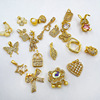 Audio network fashion Explosive money Pendant Gold electroplate DIY Necklace clavicle Bracelet parts Pendant