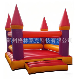 Cross-Border Small Inflatable Castle Trampoline Castle Trampoline Children's Indoor and Outdoor Trampoline Courtyard Stall Inflatable Toys