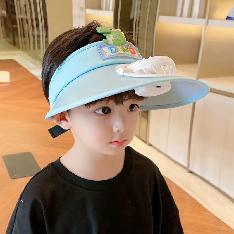 Children's Sun Hat with Fan Hat Summer Baby Sun Hat for Men and Women 2024 New Sun Hat