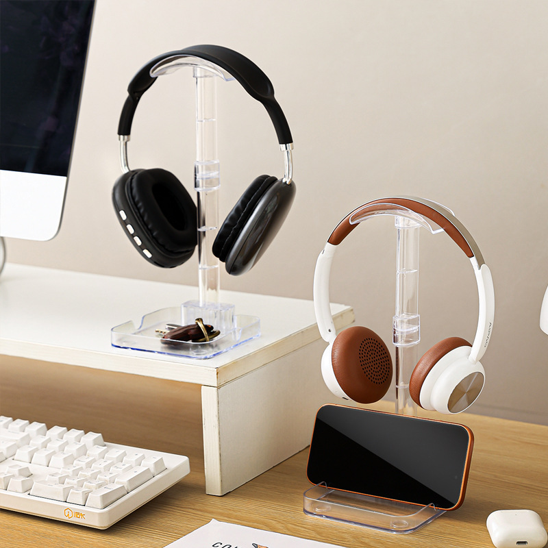 Headphone Stand Creative Headphone Stand Universal Computer Desktop Gaming Headset Hook Storage Shelf