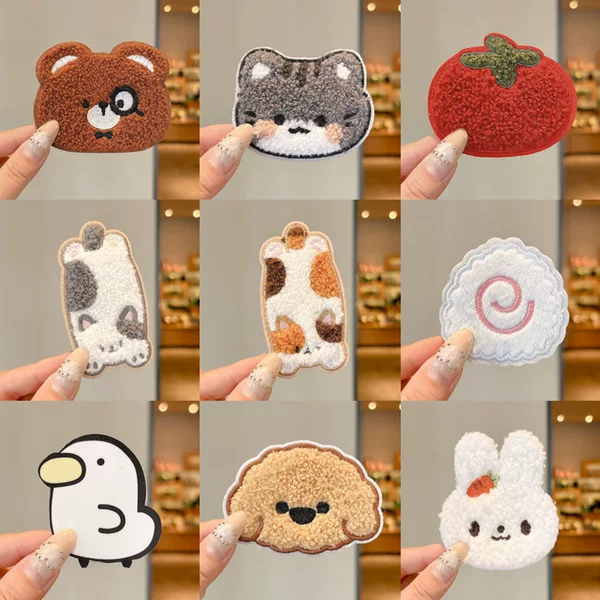 Sweet cartoon side bangs stickers, cute and fun forehead magic stickers, new autumn/winter 2026 hair accessories for girls