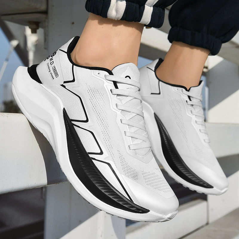Мужские кроссовки большого размера на толстой подошве, дышащая сетка, весенне-осенняя спортивная обувь, мужская обувь для бега на длинные дистанции, отдыха на открытом воздухе, путешествий