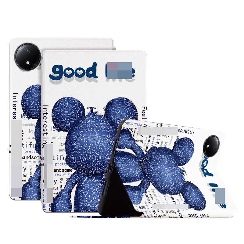 Cartoon Mickey Bear Suitable for Xiaoxinpad Pro 12.7 Inch 2025 Protective Case Holder Trendy Couple Anti-Fall