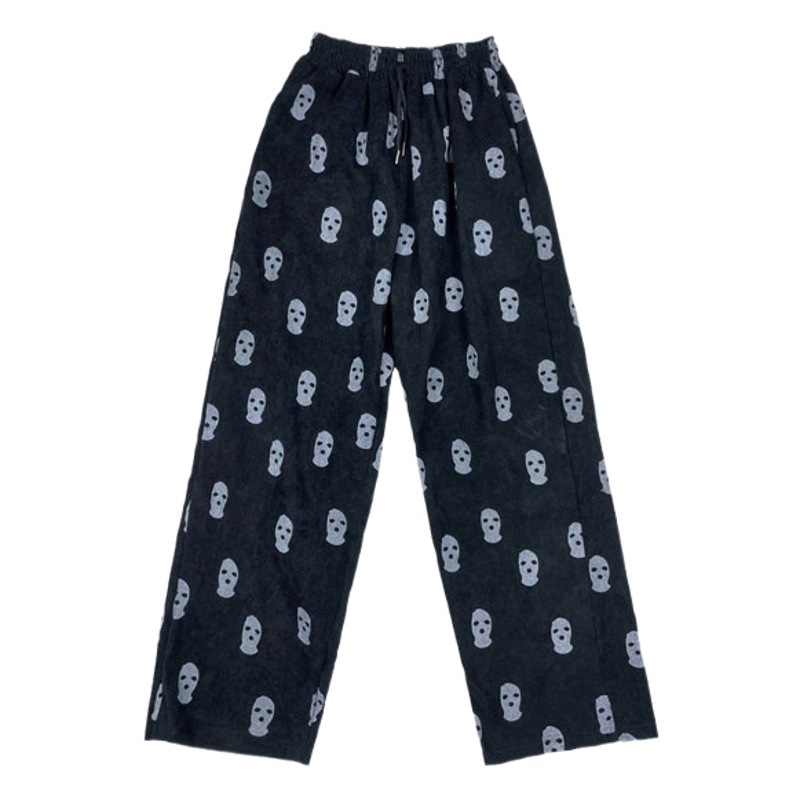 Nueva versión estrecha para adelgazar Pantalones rectos casuales una generación Pantalones de pierna ancha de pana para mujer Primavera y otoño drapeado de cintura alta 2023