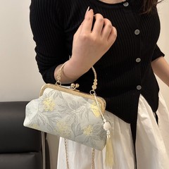 古风汉服手提包女搭配穿旗袍的包复古新中式民国风小包包中国风拎