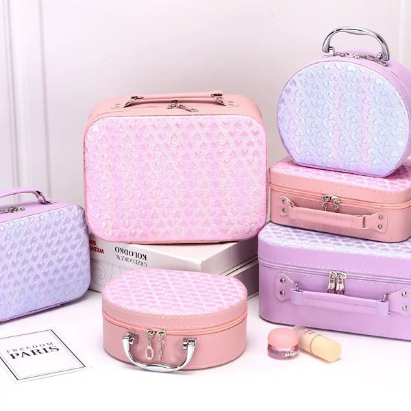 Handheld storage system, capacious cosmetic bag, shoulder bag for traveling, brush, box, new collection